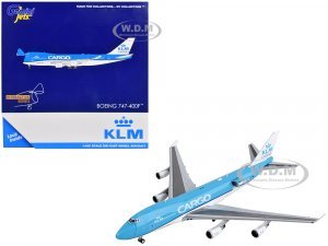 Boeing 747-400F Commercial Aircraft KLM Royal Dutch Airlines Cargo Blue and White Interactive Series