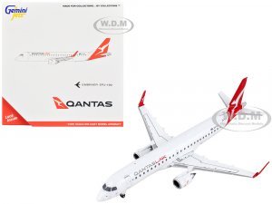 Embraer ERJ-190 Commercial Aircraft QantasLink White with Red Tail