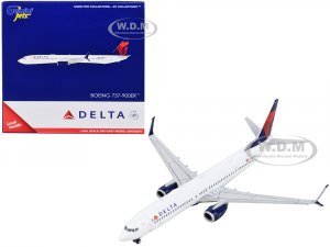 Boeing 737-900ER Commercial Aircraft Delta Airlines White with Blue and Red Tail