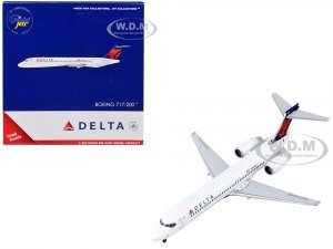 Boeing 717-200 Commercial Aircraft Delta Airlines White with Blue and Red Tail