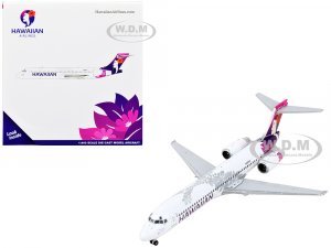 Boeing 717 Commercial Aircraft Hawaiian Airlines White with Pink and Purple Tail