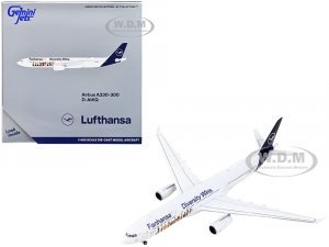 Airbus A330-300 Commercial Aircraft Lufthansa - Fanhansa Diversity Wins White with Blue Tail