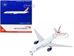 Boeing 777-200ER Commercial Aircraft British Airways - OneWorld White