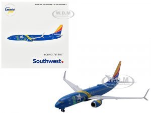 Boeing 737-800 Commercial Aircraft Southwest Airlines - Nevada One (N8646B) Blue with Striped Tail