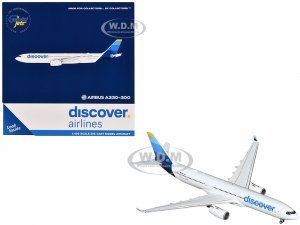 Airbus A330-300 Commercial Aircraft Discover Airlines (D-AIKK) White with Blue Tail