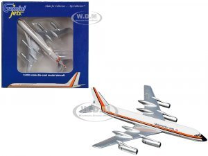 Convair CV-990 Commercial Aircraft Modern Air White with Orange and Black Stripes