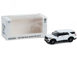 2022 Ford Police Interceptor Utility White Hot Pursuit Hobby Exclusive Series