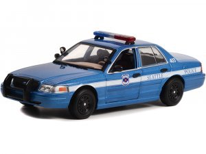 2001 Ford Crown Victoria Police Interceptor Seattle Police Seattle Washington Blue Hot Pursuit Series 7