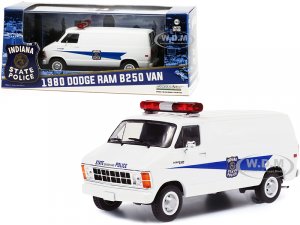 1980 Dodge Ram B250 Van White Indiana State Police