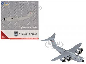 Airbus A400M Atlas Transport Aircraft Turkish Air Force (18-0093) Gray Gemini Macs Series
