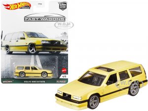 Volvo 850 Estate RHD (Right Hand Drive) with Sunroof Light Yellow Fast Wagons Series