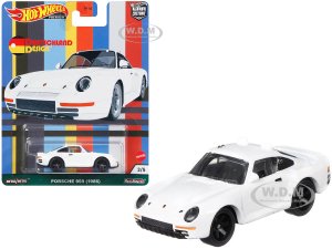 1986 Porsche 959 White Deutschland Design Series
