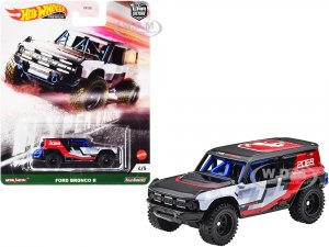 Ford Bronco R Black and Red with Graphics Hyper Haulers Series