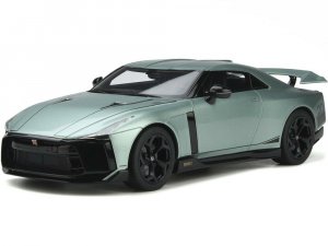 2021 Nissan GT-R50 Coupe Light Green Metallic with Black Stripes