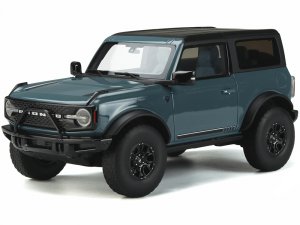 2021 Ford Bronco First Edition 2 Doors Area 51 Blue with Black Top