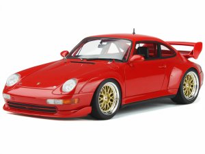 1996 Porsche 911 (993) 3.8 RSR Guards Red with Gold Wheels