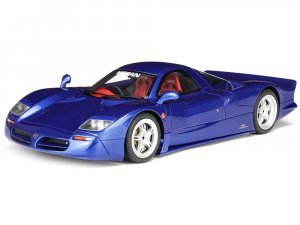 1997 Nissan R390 GT1 Road Car Blue Metallic with Red Interior