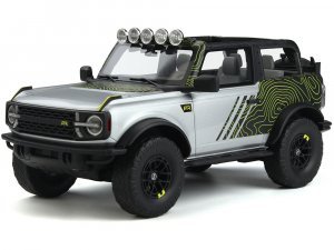 2022 Ford Bronco By RTR Silver Metallic and Black with Graphics