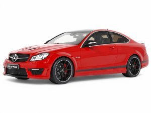 2014 Mercedes-Benz C63 AMG Red with Black Top