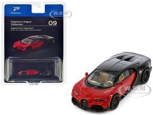 Bugatti Chiron Supersport Italian Red and Nocturne Black Hypercar League Collection