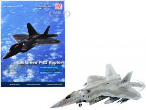 Lockheed F-22 Raptor Stealth Aircraft Spirit of America United States Air Force Air Power Series 1/72