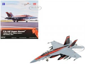 Boeing F/A-18F Super Hornet Fighter Aircraft VFA-94 Mighty Strikes USS Nimitz (2021) United States Navy Air Power Series 1/72
