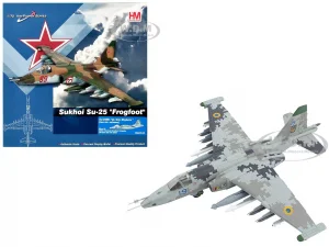 Sukhoi Su-25M1 Frogfoot Aircraft Lieutenant Colonel Zhybrov 299th Tactical Aviation Brigade (2022) Ukrainian Air Force Air Power Series