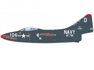 Grumman F9F-5 Panther Aircraft Mig-15s Killer VF-781 Royce Williams United States Navy Air Power Series 1/48