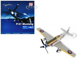 North American Mustang Mk.IV Fighter Aircraft Flight Lieutenant Arthur S. Joe Doley 19th Squadron (1945) British Royal Air Force Air Power Series