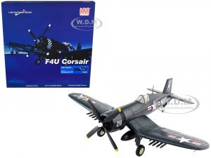 Vought F4U-4 Corsair Fighter Aircraft White 211 Ensign Jesse L. Brown VF-32 USS Leyte (4th Dec 1950) Air Power Series 1/48
