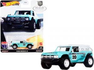 Ford Bronco R #20 Turquoise with White Top American Scene Car Culture Series
