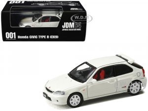 Honda Civic Type R (EK9) RHD (Right Hand Drive) Championship White JDM64 Series