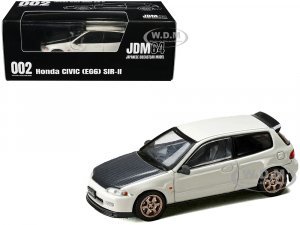 Honda Civic (EG6) SIR-II RHD (Right Hand Drive) Frost White with Carbon Hood JDM64 Series