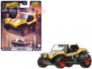 Meyer Manx Dune Buggy #1 Gold Metallic with White Top Boulevard Series