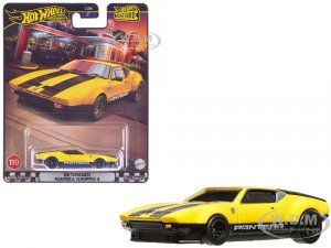 De Tomaso Pantera Gruppo 4 Yellow with Black Stripes Boulevard Series
