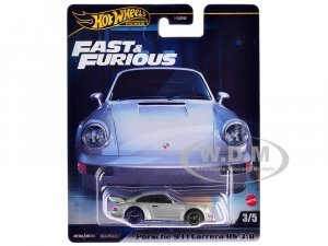 Porsche 911 Carrera RS 3.8 Silver Metallic The Fast and the Furious: Tokyo Drift (2006) Movie Fast & Furious Series