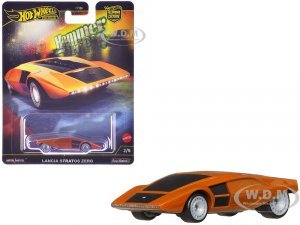 Lancia Stratos Zero Concept Car Orange Metallic Hammer Drop Series