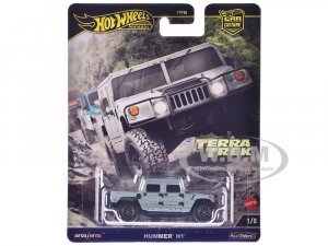 Hummer H1 Pickup Truck Gray Metallic Terra Trek Series