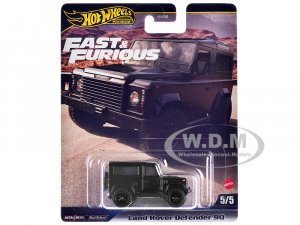 Land Rover Defender 90 Black F9 (2021) Movie Fast & Furious Series
