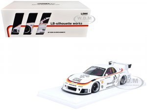 Mazda RX7 (FD3S) LB-Super Silhouette RHD (Right Hand Drive) #41 White with Stripes and Graphics