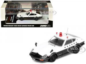 Nissan Fairlady 240ZG (HS30) RHD (Right Hand Drive) Black and White Japanese Police