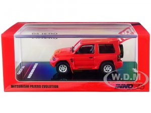 Mitsubishi Pajero Evolution RHD (Right Hand Drive) Red with Extra Wheels