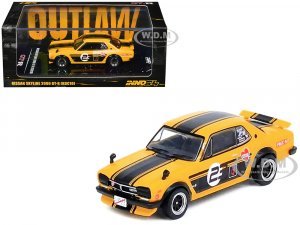 Nissan Skyline 2000 GT-R (KPGC10) RHD (Right Hand Drive) #23 Yellow with Black Stripes Outlaw