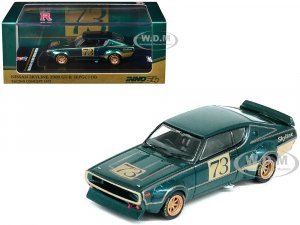 Nissan Skyline 2000 GT-R (KPGC110) RHD (Right Hand Drive) #73 Green Metallic Racing Concept