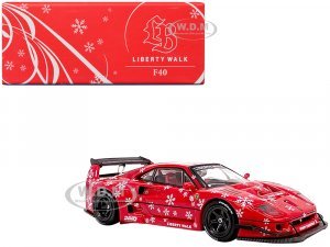 LBWK (Liberty Walk) F40 Red with Graphics Christmas 2023 Special Edition