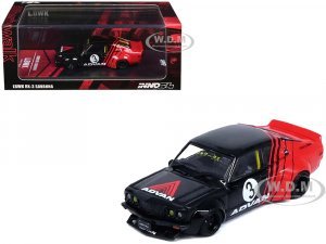 Mazda RX-3 Liberty Walk RHD (Right Hand Drive) #3 ADVAN Red and Black