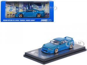 Nissan Skyline GT-R (R33) RHD (Right Hand Drive) Blue Pandem - Rocket Bunny