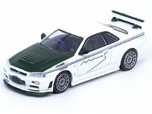 Nissan Skyline GT-R (R34) Nismo R-TUNE MINES With Green Carbon