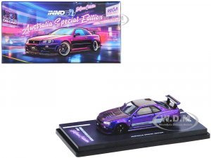 Nissan Skyline GT-R (R34) Z-Tune RHD (Right Hand Drive) Purple Metallic EndGame Collection - Australia Special Edition
