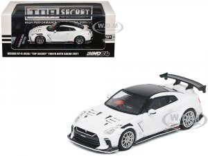 Nissan GT-R (R35) Top Secret RHD (Right Hand Drive) White with Black Top Tokyo Auto Salon 2021